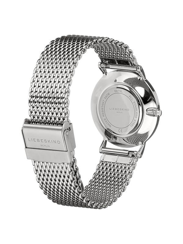 Liebeskind Berlin Women's Watch - Round Quartz Watch 34mm - Mesh Strap - 5ATM Water Resistant - Modern & Elegant Available