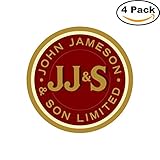 JJ S John Jameson Whiskey Drink Car Bumper Sticker 4X4