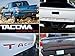 Toyota Tacoma 2016 2017 Rear Tailgate Letter Insert Not Decals - Red