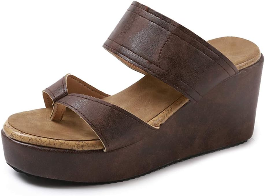 cork wedge flip flops