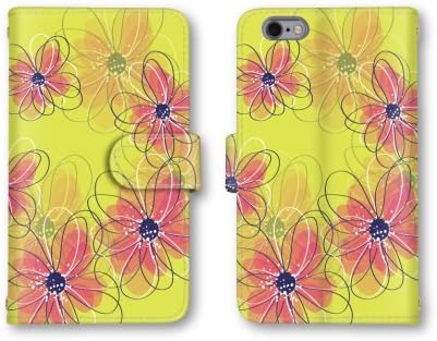 Amazon Co Jp ノーブランド品 シンプルスマホ2 401sh スマホケース 手帳型 ピンク 花柄 イエロー グリーン かわいい おしゃれ 携帯カバー 401sh ケース 携帯ケース カメラ