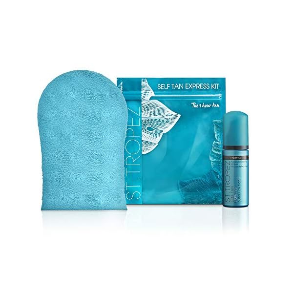 St-Tropez-Fake-Tan-Self-Tan-Express-1-Hour-Tan-Starter-Kit-Vegan-Beauty-Gift-for-Her-with-Travel-Size-Tanning-Mousse-and-Tanning-Applicator-Mitt St. Tropez Fake Tan, Self Tan Express 1 Hour Tan Starter Kit, Vegan Beauty Gift for Her with Travel Size Tanning Mousse…