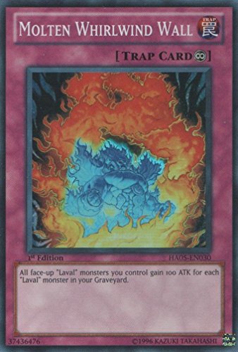 Yu-Gi-Oh! - Molten Whirlwind Wall (HA05-EN030) - Hidden Arsenal 5 - 1st Edition - Super Rare