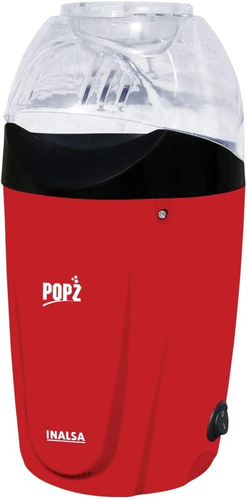Inalsa Plastic 1200 W PopCorn Snack Maker (Red)