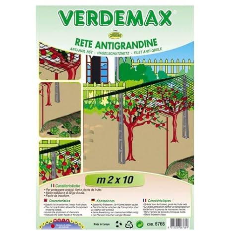 Verdemax 6766 Hagelschutz-Netz, 2 x 10 m