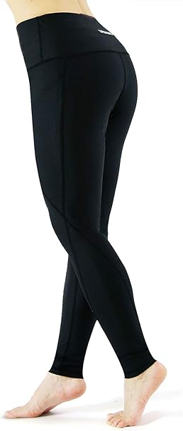 Ufanore Yoga Pants for Women Tummy Control Yoga Pants with Pockets, 4 Way Stretch, Plus Size Leggings Non See-Through Workout Running Tights