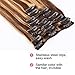 100% Real Remy Clip in Hair Extensions 16-22inch Grade AAAAA Natural Hair Full Head Standard Weft 8 Pieces 18 Clips Long Soft Silky Straight (20