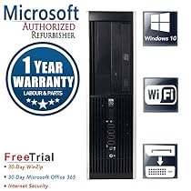 HP Elite 8300 Small Form Business High Performance Desktop PC (Intel Core i5-3470 3.2GB Quad Core,8GB DDR3,1TB HDD,DVD-ROM,DP to DVI Cable,Wi-Fi,Windows 10 Professional)(Certified Refurbished)