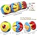 FOREAST 3 Pcs Baby Rattle Ball Toys Colourful Shaking Bell Developmental Rolling Balls Newborn Handbells Infant Gift