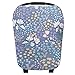 Baby Car Seat Cover Canopy and Nursing Cover Multi-Use Stretchy 5 in 1 Gift Meadow by Copper Pearl