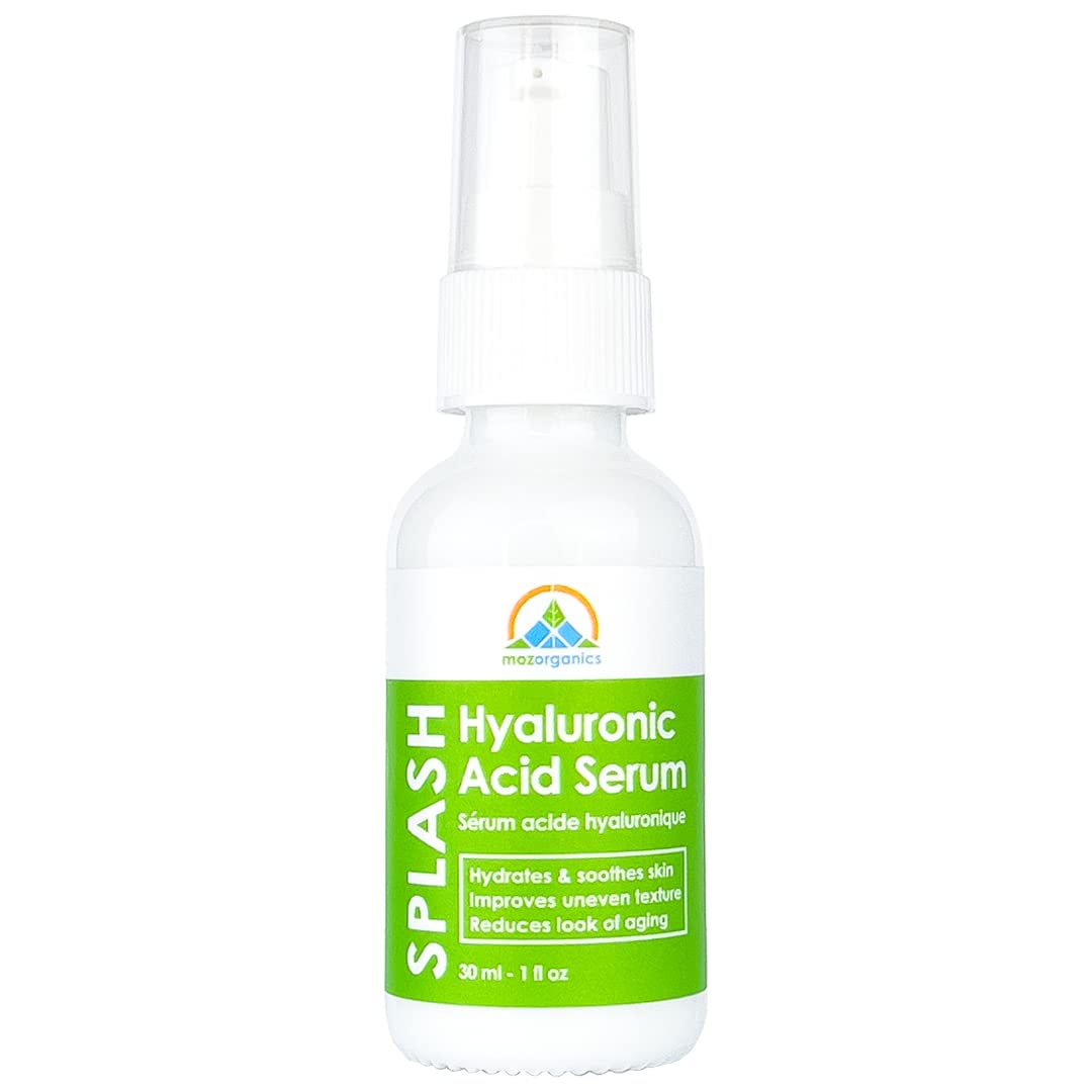 Hyaluronic Acid Serum + Vitamin C + Vitamin E, Organic Skin Moisturizer Serum for Face, Anti Aging and Anti Wrinkle Properties (1fl.oz/30ml)