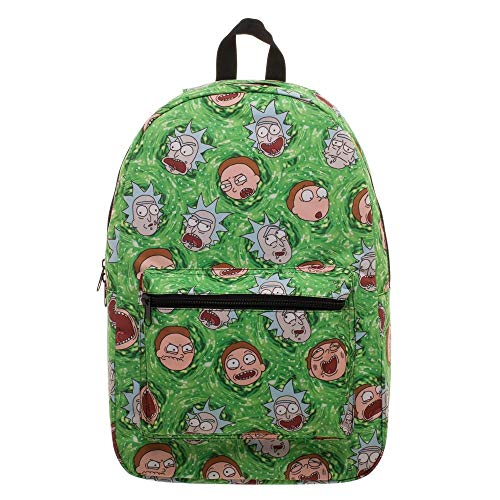 bape rick and morty backpack