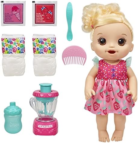 Baby Alive Magical Mixer Baby Doll Strawberry Shake with Blender - Main Image