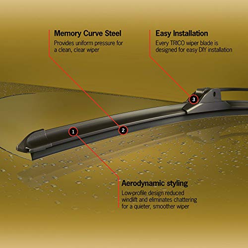 TRICO Gold® 26 Inch Pack of 2 Automotive Replacement Windshield Wiper Blades for My Car (182626