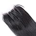 Deeun Hair 4*4inch Top Quality 100% Virgin Brazilian Human Hair Remy Silky Straight 8