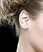 Udalyn 6 Pairs Tiny 2mm Stainless Steel Stud Earrings For Mens Womens CZ Earrings Set