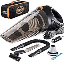 Portable Car Vacuum Cleaner: High Power Corded Handheld Vacuum w/ 16 Foot Cable - 12V - Best Car & Auto Accessories Kit...