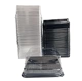 Cake Box - 50 sets 4 Inch X 2-1/8 Inch Clear