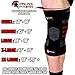 Dark Iron Fitness Knee Brace for Weightlifting – Medium, Padded, Stabilizing Compression Sleeves for Powerlifting and Weight Training – Black
