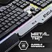 ONEXELOT Aluminum gaming keyboard, USB wired RGB backlit Revolutionary semi mechanical keyboard mod ENIGMAthumb 2