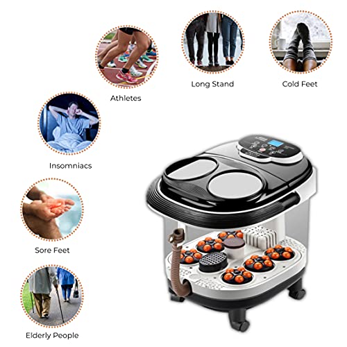 Intexca Automatic Multifunction Massaging Foot Spa Health Massage Foot