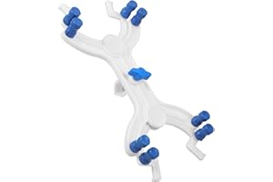 TOMETURE Spring Loaded Plastic Burette Clamp Titration Clip Laboratory Tube Clamp for Retort Stand