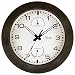 Equity by La Crosse 29005 Outdoor Thermometer and Humidity Wall Clock, 10", Brown