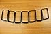 Jeep Grand Cherokee Gloss Black Trim Ring Grille Insert Set Mopar OEM