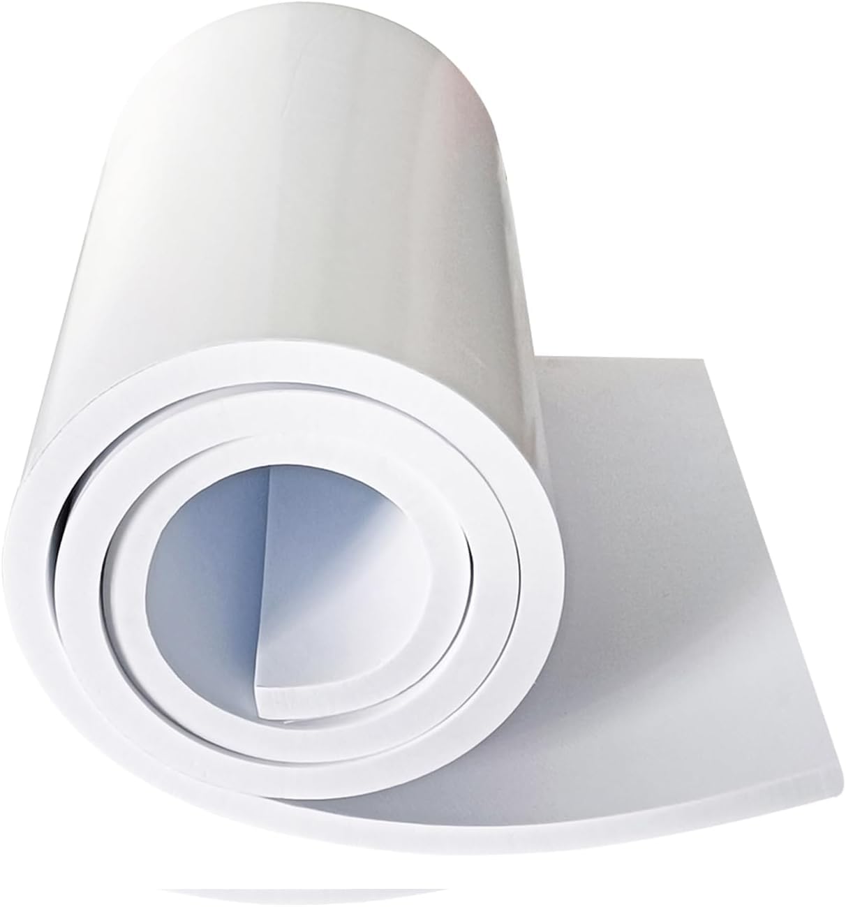 Photo 1 of MC MEICHUANG Neoprene Rubber Foam Sheets with Adhesive Backing, 11.81"x 59"x1/2" White Foam Roll Insulation Board Soundproof Neoprene Mat, Great for Crafts DIY Projects Padding,Gaskets, Costume,