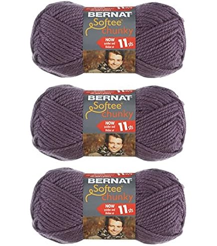 Bernatsoftee Chunky Yarn Bundle Super Bulky Number 6 3 Skeins