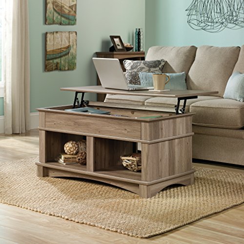 Sauder Harbor View Lifttop Coffee Table, Salt Oak finish Pricepulse