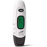 School Health - No Touch Infrared Thermometer, for Kids and Adults, Color-Coded Fever Guidance, Fast, Reliable, and Accurate Results, FSA and HSA Eligible