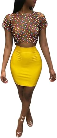 2 piece cocktail dress set