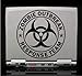 www.tdcdecals.com Zombie Outbreak Response Team Black Die-Cut Vinyl Decal Sticker