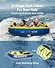 REOSKII (2023 Upgrade) Towable Tubes for Boating 2 Person, Heavy Duty ...