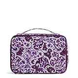 Vera Bradley Women's Iconic Large Blush and Brush Case-Signature