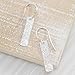 Silpada 'Albuquerque' Rectangular Drop Earrings in Textured Sterling Silver