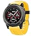 ZSZCXD Band for Garmin Fenix 3 / Fenix 3 HR, Soft Silicone Wristband Replacement Watch Band for Garmin Fenix 3 / Fenix 3 HR Smart Watch (Yellow)