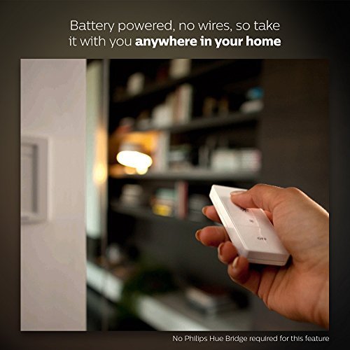 Philips Hue Smart Dimmable LED Smart Light Recipe Kit, 1 Smart Bulb and 1 Dimmer Switch, Works with Alexa, Apple HomeKit, and Google Assistant, (All US Residents) - Thumbnail 4