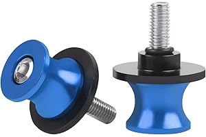 CHIFUN 2Pcs 10MM M10 X1.5/1.25 Motorcycle Swing Arm Spools Sliders CNC Aluminum Swingarm Spools Stand Screw Compatible with V