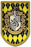 Harry Potter Style Banner - Hufflepuff Flag 37x24 in - Printed on Both Sides - Durable Enough for Outside Conditions - Perfect Barware Man Cave Gift - Unique HP Collectible Accessories