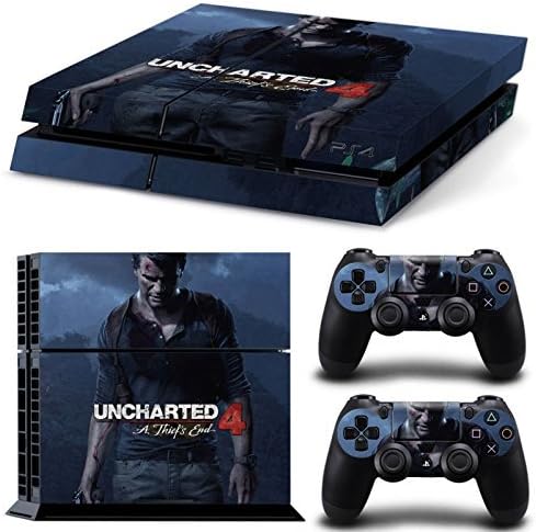 Elton Uncharted 4 PlayStation 4 Limited Edition 3M Sticker Skin For PS4 Console And Controllers