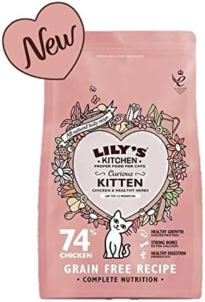 Lily S Kitchen Curieux Chaton Aliment Complet Sec 8 X 0g Paquet De 6 Amazon Fr Animalerie