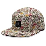 City Hunter Cn560 Spring Flower All Over 5 Panel Biker Hat (6 Colors)