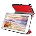 JETech Slim-Fit Smart Case for Samsung Galaxy Tab 3 7-Inch, Red