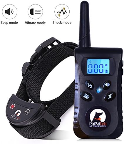 Fiddy Dog Training Shock Collar, Waterproof Bark Collar and 550 Yard Remote for Small Medium Large Dogs,Beep Vibration and Shock 3 Training Modes (Black)