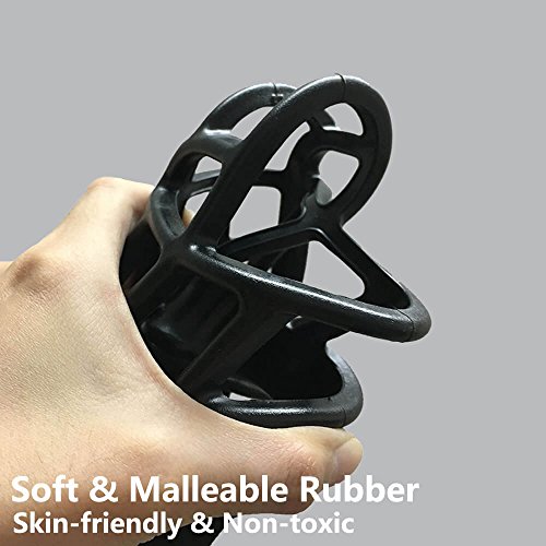 image for Barkless Dog Muzzle,Soft Basket Silicone Muzzles for Dog, Best to Prev