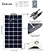 GIARIDE 100W 18V 12V Solar Panel SunPower Flexible Bendable Lightweight Waterproof Solar Charger Module for RV, Boat, Yacht, Cabin, Tent, Car, Trailer, Camp and 12V Battery