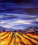 Modern Abstract Impressionist Art Deco - Oil