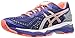 ASICS Women's Gel-Kayano 23 Lite-Show Running Shoe, Blue/Silver/Flash Coral, 8.5 M US